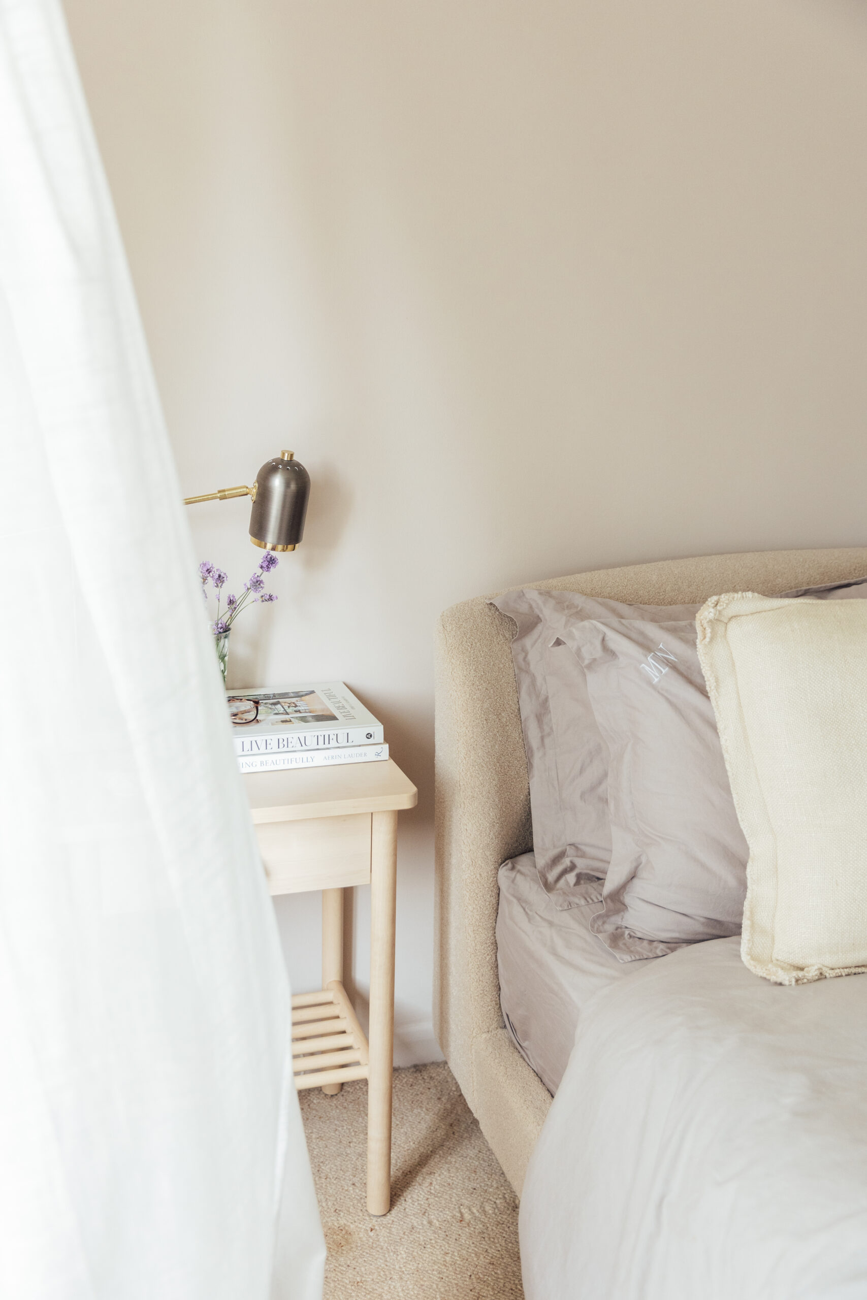 Our Heat Impartial Bed room Feat. my Bouclé Mattress of Goals